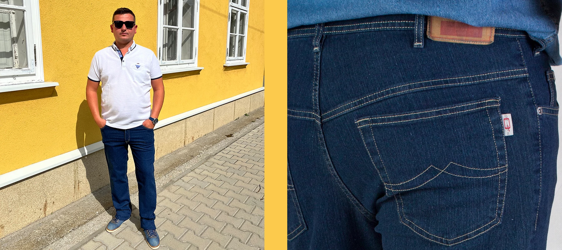 Új férfi farmernadrág