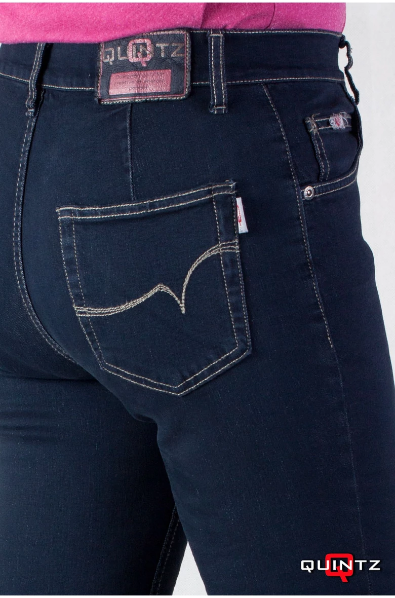 sötét kék női farmer