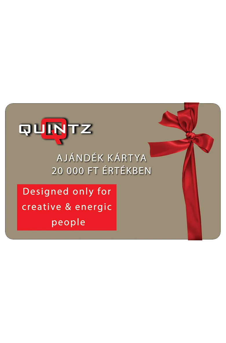20000 Ft értékű ajándék kártya
