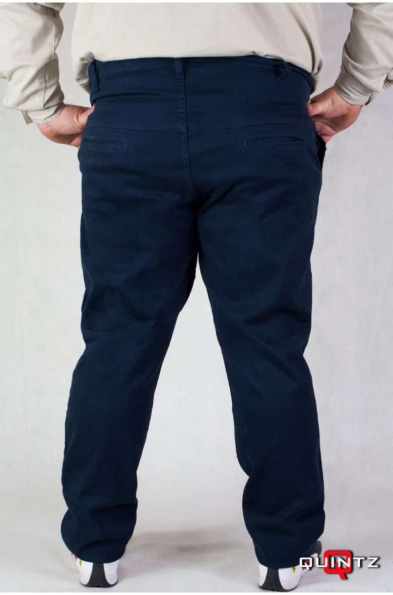 elegáns nagyméretű férfi chino nadrág