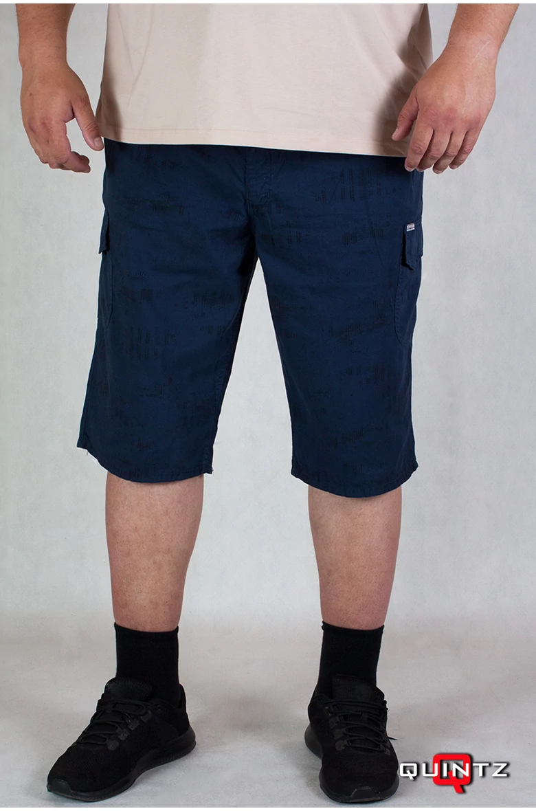 Quintz kék nagyméretű férfi rövidnadrág