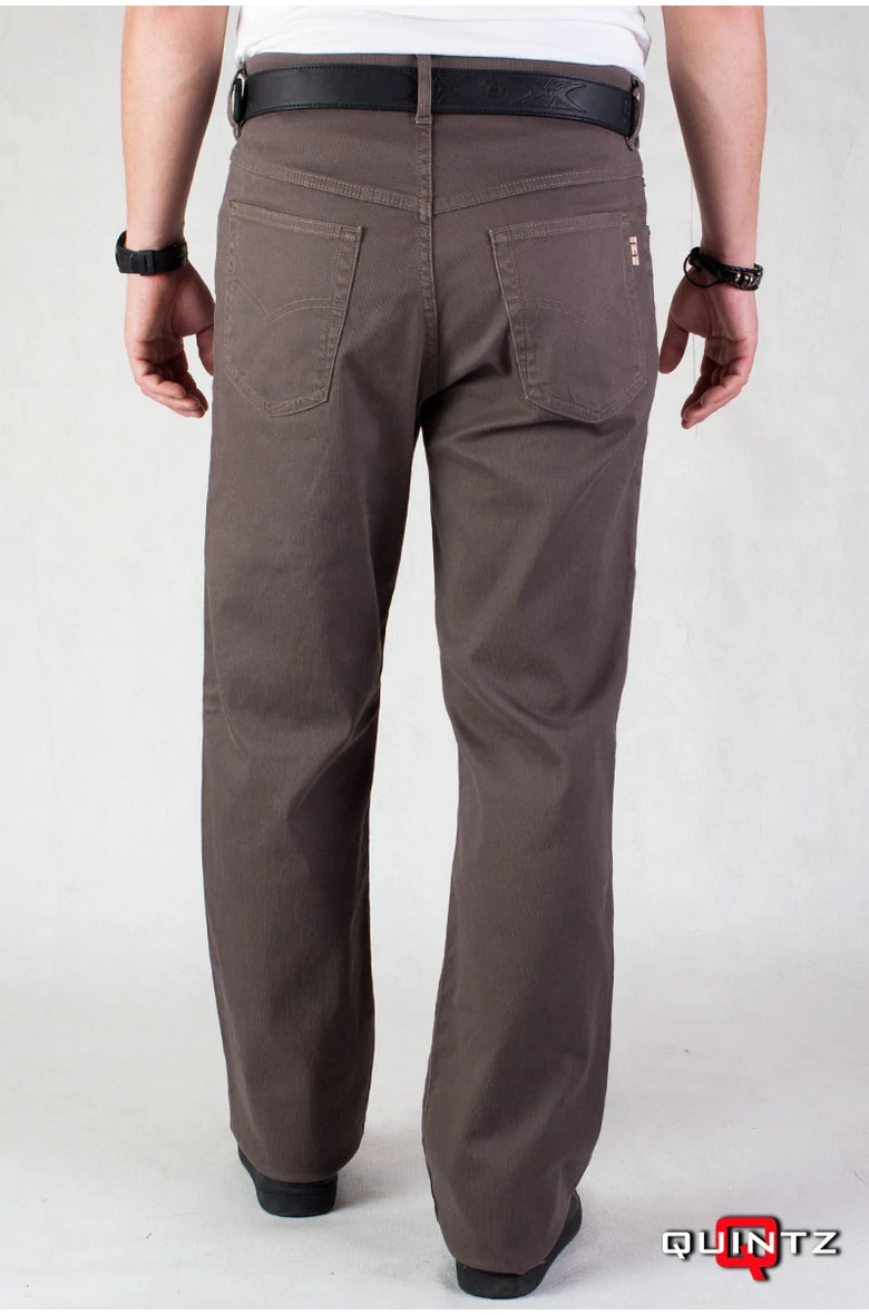 férfi barna szövet nadrág