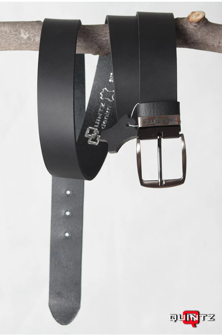 fekete bőr derékszíj