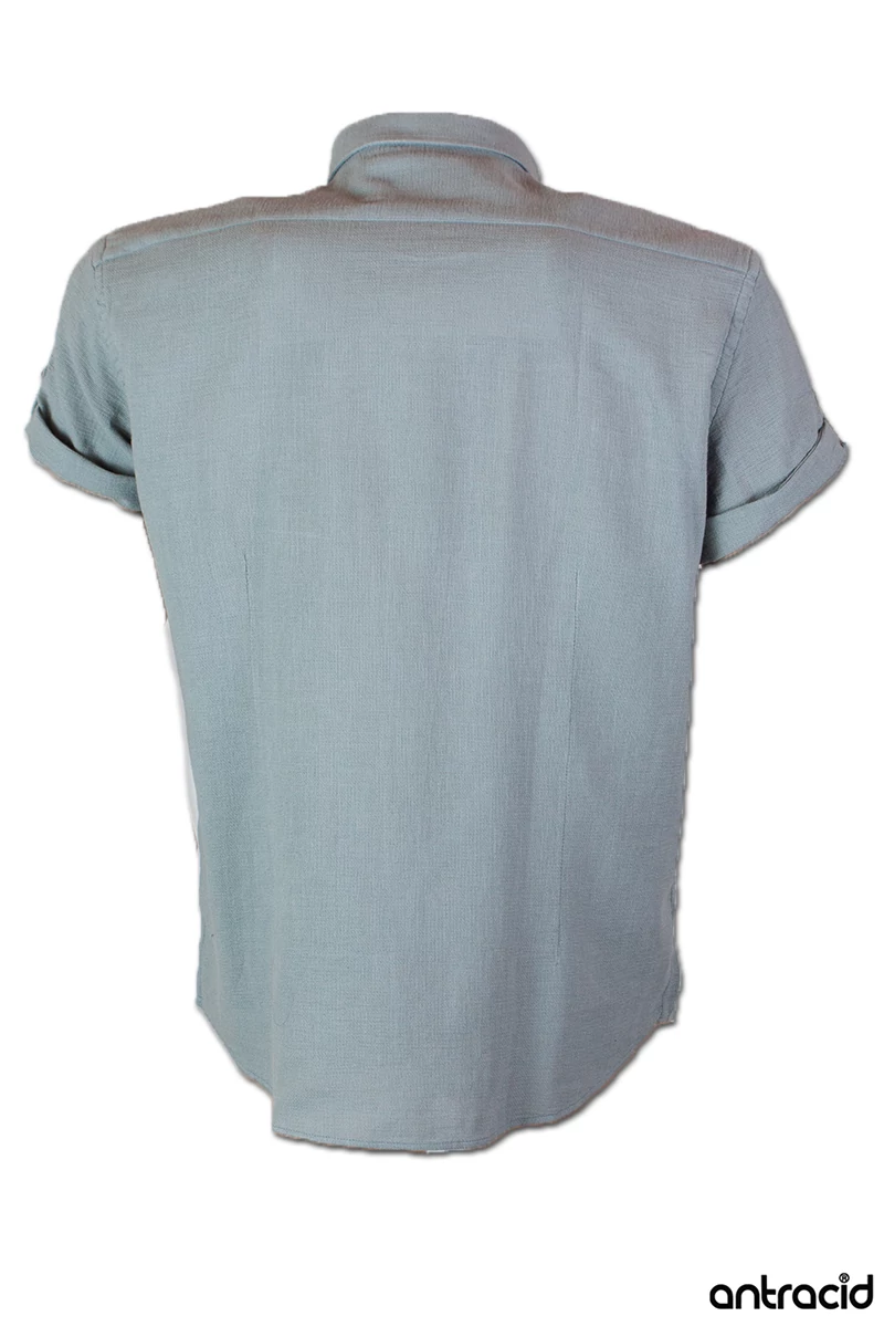 férfi keki lenhatású ing