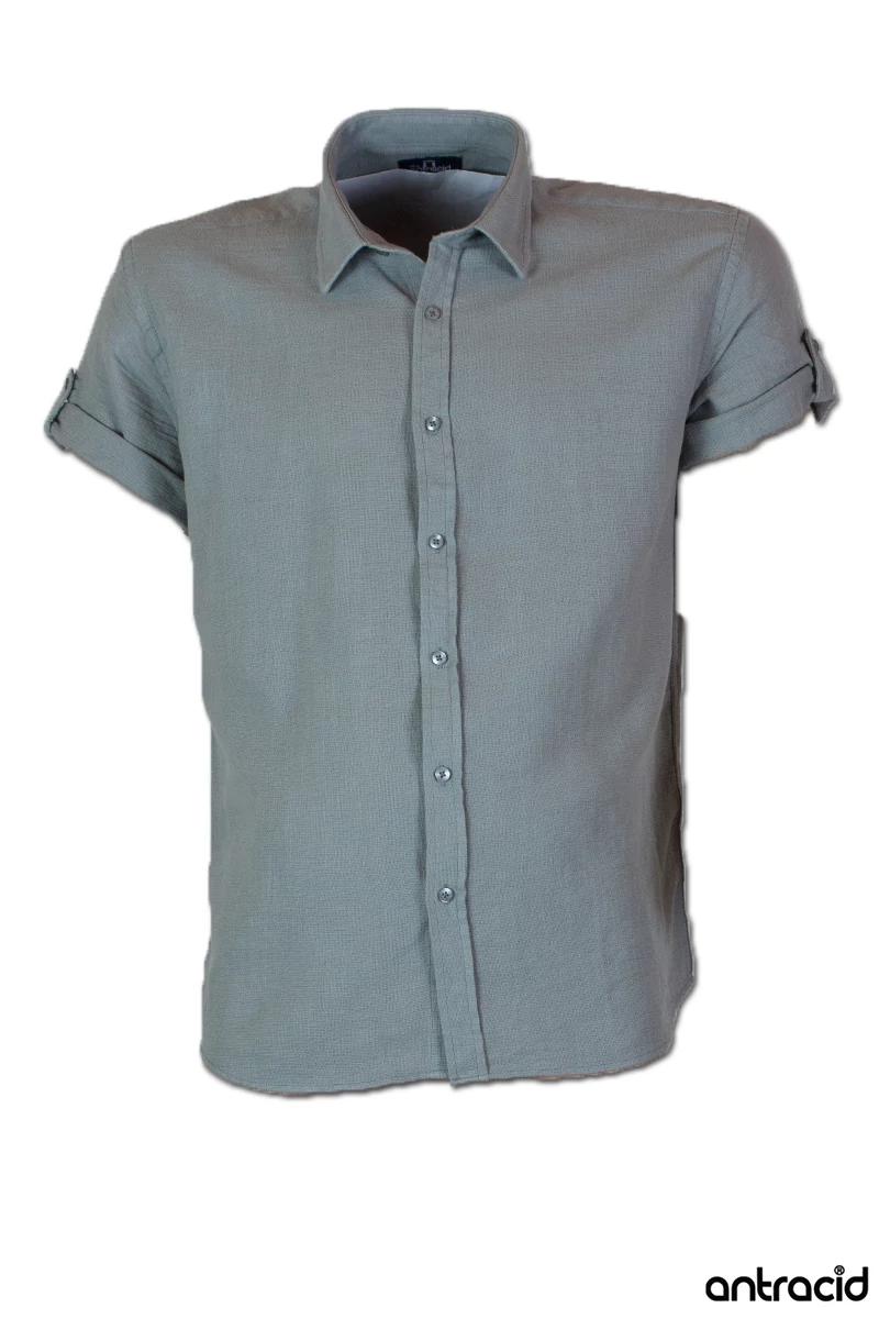 férfi keki lenhatású ing