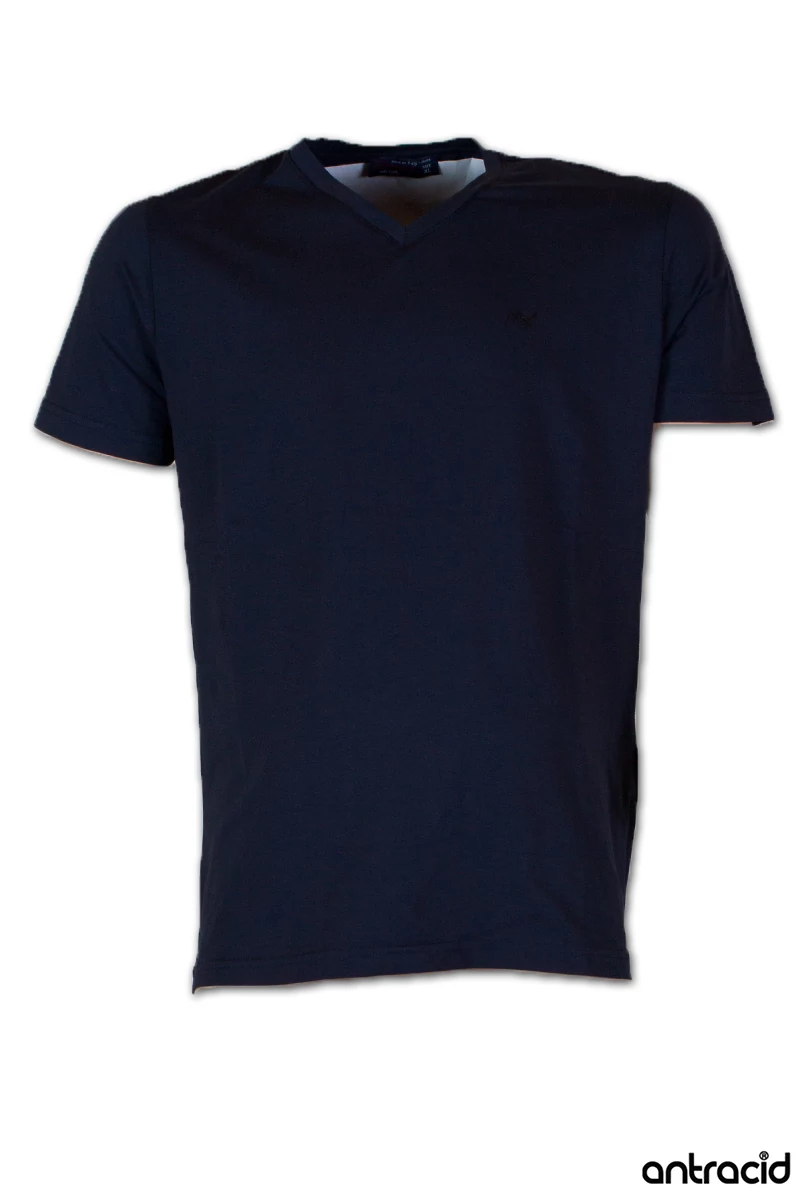 férfi divatos v nyakú póló