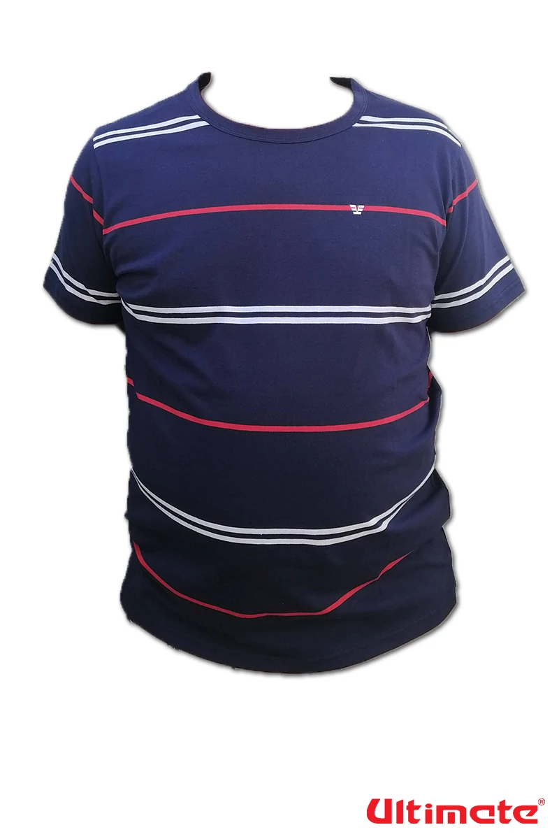 extra méretű csíkos póló férfiaknak