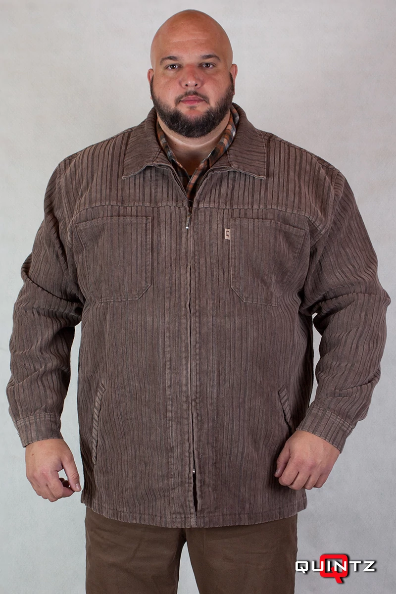 kordbársony nagyméretű kabát