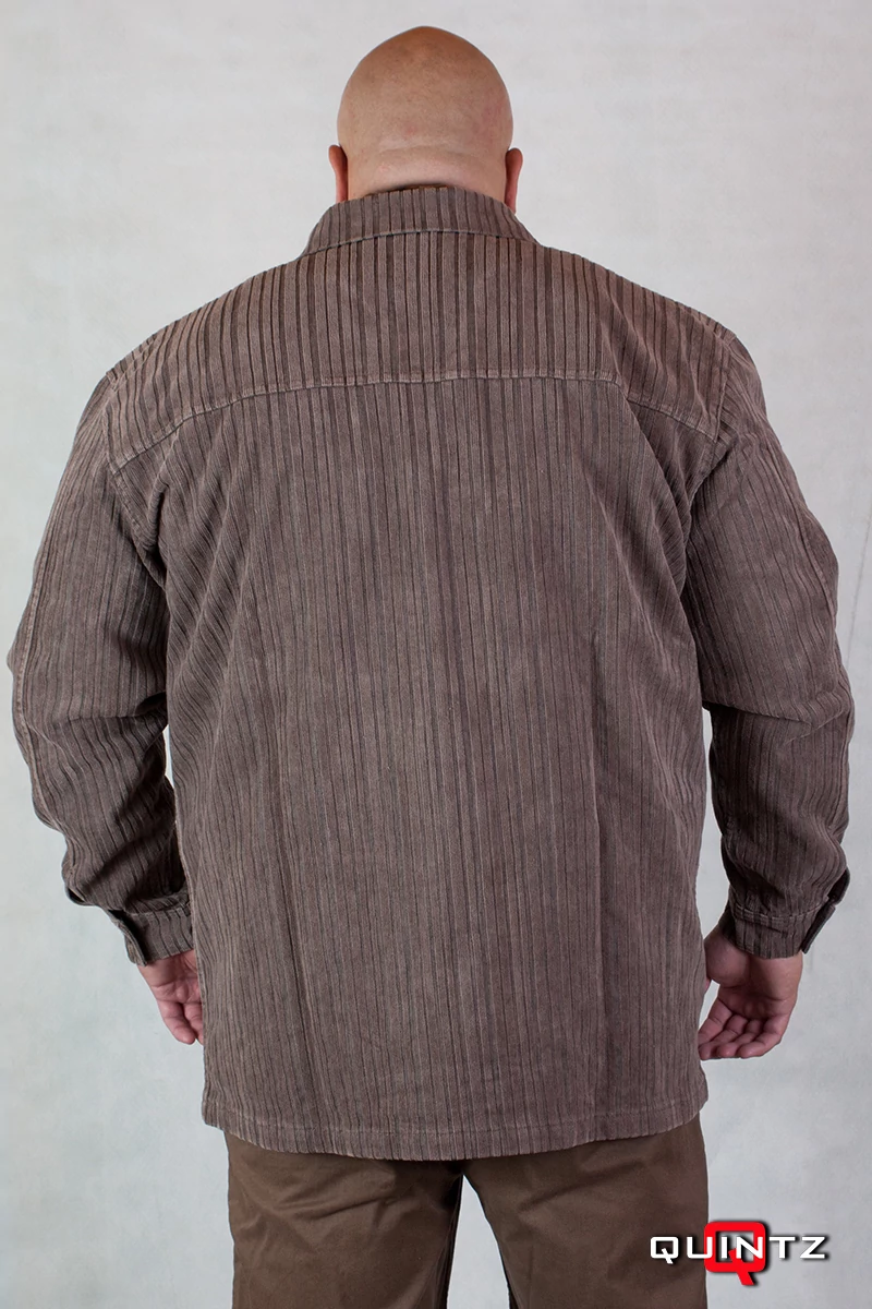 kordbársony nagyméretű kabát