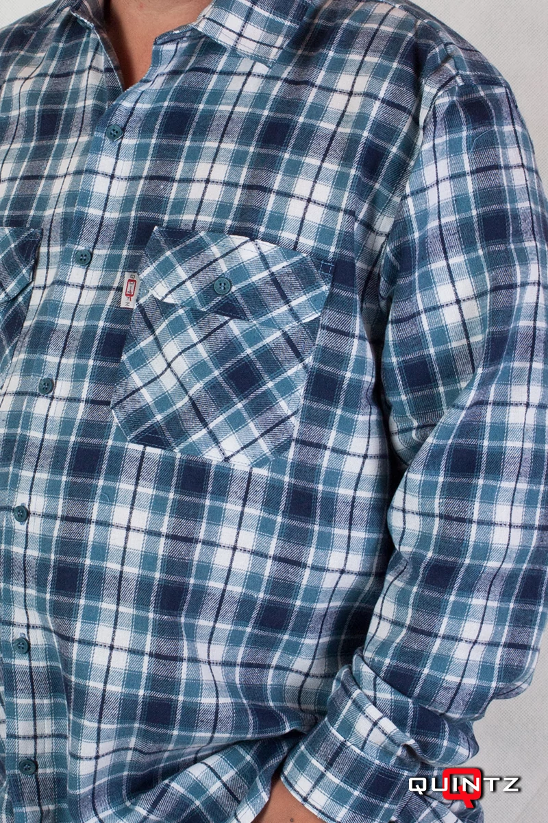 kék kockás nagyméretű flaneling