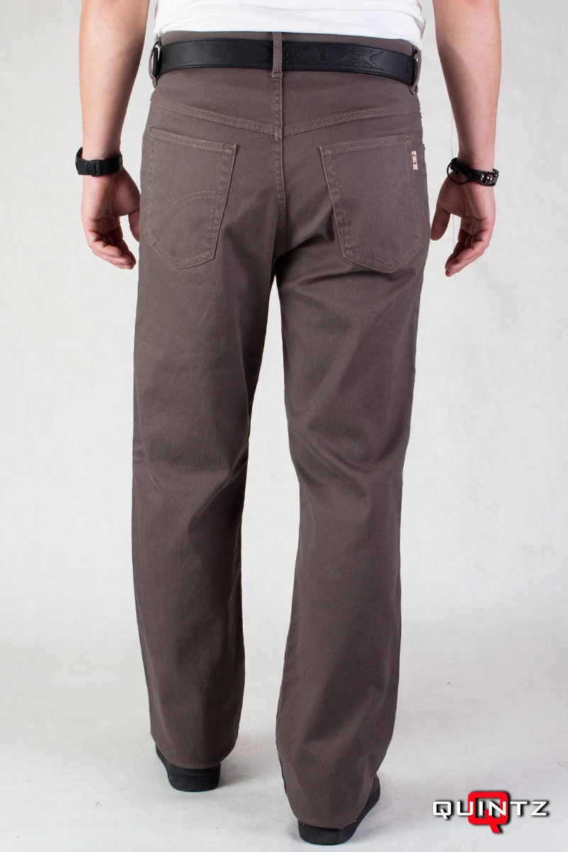 férfi barna szövet nadrág