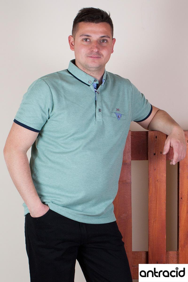 férfi zöld galléros póló férfi zöld galléros póló